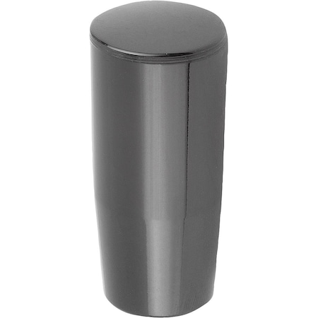 Kipp Taper Grip Fixed Size:3 D=M10, D1=28, Form:E, Thermoset High Polish Blk, Comp:Steel, Blue-Passivated K1202.21028